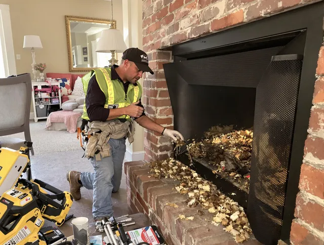 Safe screening installation by Fairhaven Chimney Sweep in Fairhaven, MA