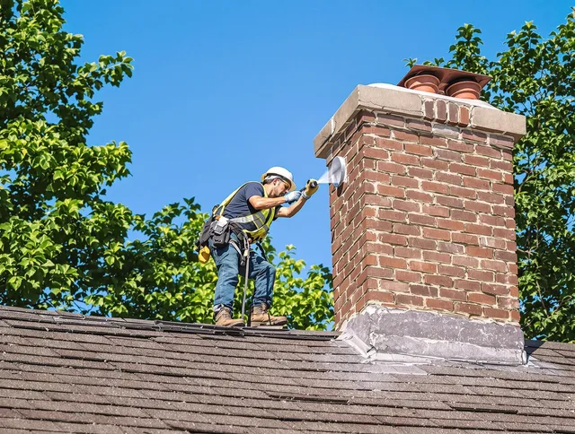 Fairhaven Chimney Sweep performing an inspection with advanced tools in Fairhaven, MA