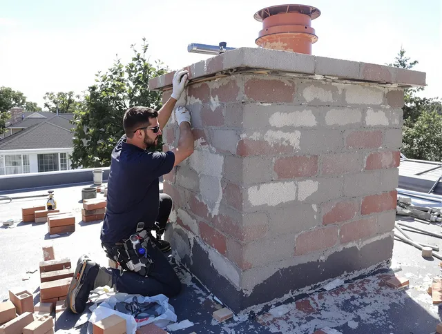 Advanced chimney repair process by Fairhaven Chimney Sweep in Fairhaven, MA
