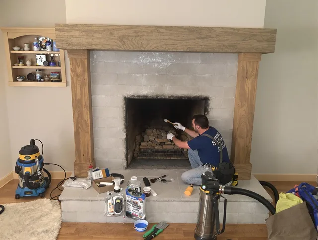 Detailed creosote removal process by Fairhaven Chimney Sweep in Fairhaven, MA